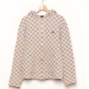 Burberry Blue Label  Nova Check Zip Up zip up hoodie Size L